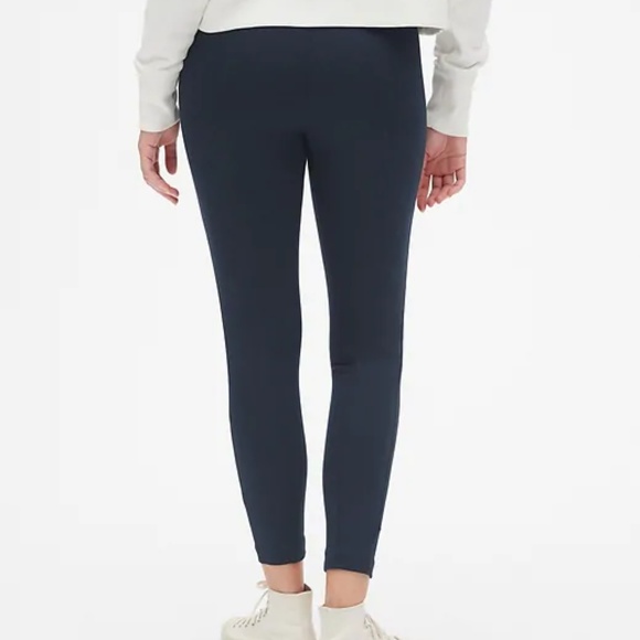 Gap Side-Zip Ponte Legging size S Charcoal Heather - Picture 2 of 8